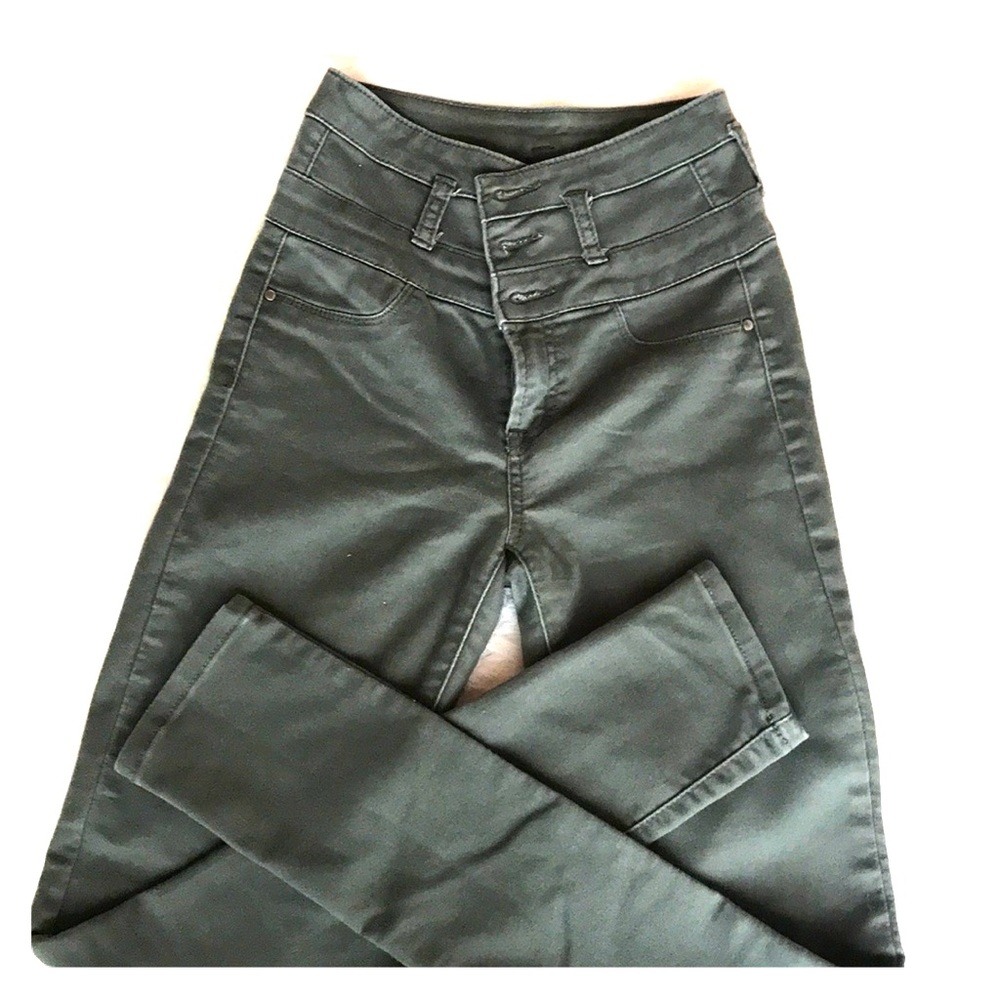 Green high rise Refuge pants size 0